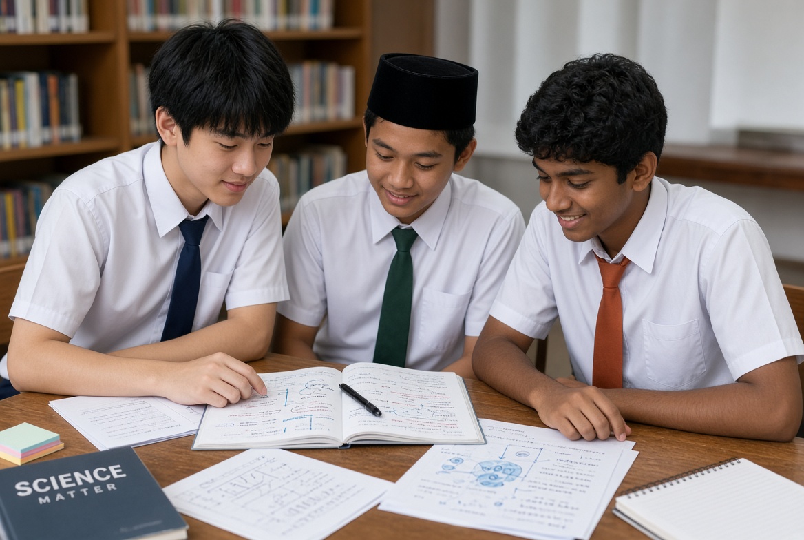 来自不同学校的男生
